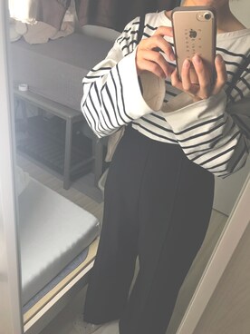 「フォローミー」｜「アイテム（オールインワン・サロペット）」を使った、Rminさん（レディース・156cm）の冬コーディネート