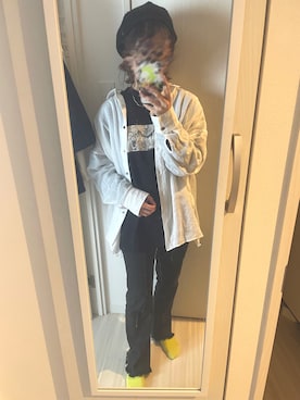「ジーナシス」｜「アイテム（Tシャツ/カットソー）」を使った、Rminさん（レディース・156cm）の春コーディネート