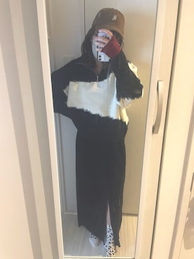 「Kastane」｜「アイテム（キャップ）」を使った、Rminさん（レディース・156cm）の秋コーディネート