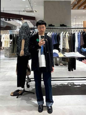 「夏セットアップ」｜ryuichi higobashiさん（メンズ・168cm）の夏コーディネート
