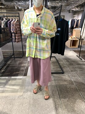 「mii（ミー）のアイテム」を使った、kさん（メンズ・169cm）の春コーディネート