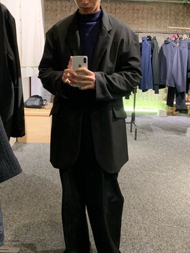 「Toironier（トワロニエ）のアイテム（ジャケット/アウター）」を使った、kさん（メンズ・169cm）の秋コーディネート