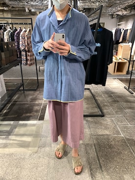 「mii（ミー）のアイテム」を使った、kさん（メンズ・169cm）の春コーディネート