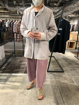 「mii（ミー）のアイテム」を使った、kさん（メンズ・169cm）の春コーディネート