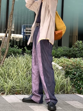 「mii（ミー）のアイテム」を使った、kさん（メンズ・169cm）の夏コーディネート