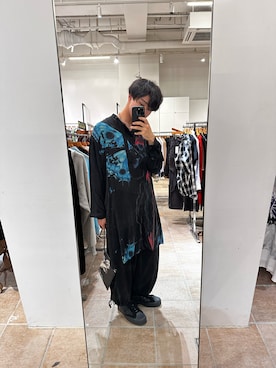 「BLACK Scandal Yohji Yamamoto（ブラックスキャンダルヨウジヤマモト）のアイテム」を使った、hideさん（メンズ・170cm）の春コーディネート