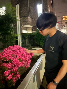 「ARC'TERYX（アークテリクス）のアイテム」を使った、hideさん（メンズ・170cm）の春コーディネート