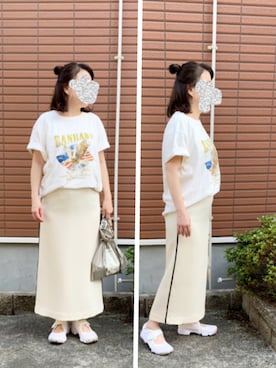 「DONEEYU（ドニーユ）のアイテム」を使った、 mayuminさん（レディース・153cm）の夏コーディネート