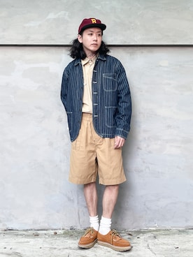 「国潮」｜ffflea👾さん（メンズ・178cm）の夏コーディネート