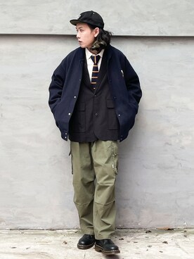 「ＩＶＹ」｜ffflea👾さん（メンズ・178cm）の冬コーディネート