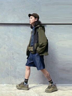 「通勤穿搭」｜ffflea👾さん（メンズ・178cm）の春コーディネート