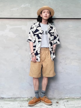 「ＩＶＹ」｜ffflea👾さん（メンズ・178cm）の夏コーディネート