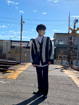 「BEAMS（ビームス）のアイテム（ブーツ）」を使った、MIZUKIさん（メンズ・165cm）の秋コーディネート
