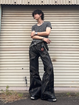 「グランジ」｜ともき / 畳屋さんさん（メンズ・174cm）の秋コーディネート