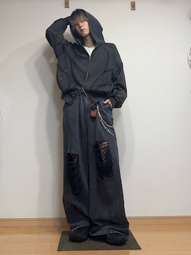 「アイテム（スマホグッズ）」を使った、ともき / 畳屋さんさん（メンズ・174cm）の秋コーディネート