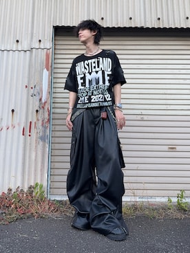 「An+u（アンユー）のアイテム」を使った、ともき / 畳屋さんさん（メンズ・174cm）の夏コーディネート