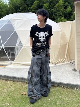「Tシャツ」｜ともき / 畳屋さんさん（メンズ・174cm）の夏コーディネート