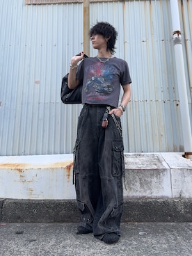 「アイテム（ボストンバッグ）」を使った、ともき / 畳屋さんさん（メンズ・174cm）の秋コーディネート