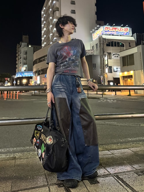 セール】【大容量・2WAY】カスタムワッペンボストンバッグ