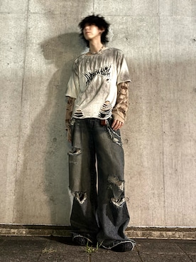 「グランジ」｜ともき / 畳屋さんさん（メンズ・174cm）の秋コーディネート