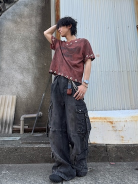 「Forte（フォルテ）（フォルテ）のWest Side Modern Necklace/ウエストサイドモダンネックレス（ネックレス）」を使った、ともき / 畳屋さんさん（メンズ・174cm・20代）の夏コーディネート