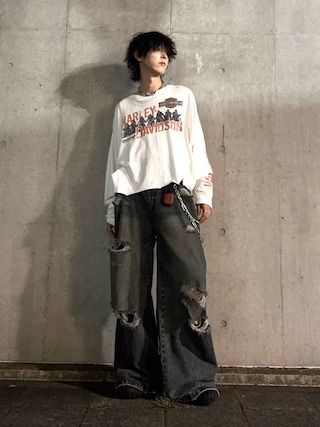 「Forte（フォルテ）（フォルテ）のWest Side Modern Necklace/ウエストサイドモダンネックレス（ネックレス）」を使った、ともき / 畳屋さんさん（メンズ・174cm）の秋コーディネート