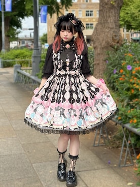 「Angelic Pretty（アンジェリックプリティ）のアイテム」を使った、SpicaPlanetariumさん（レディース・158cm）の春コーディネート