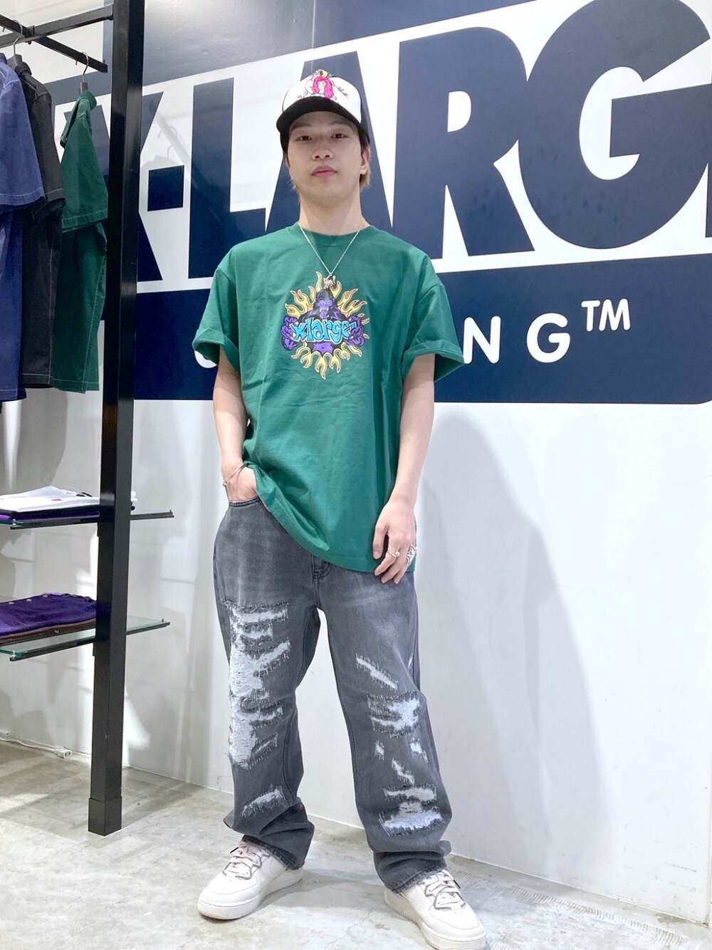 RENTA｜XLARGEのデニムパンツを使ったコーディネート - WEAR
