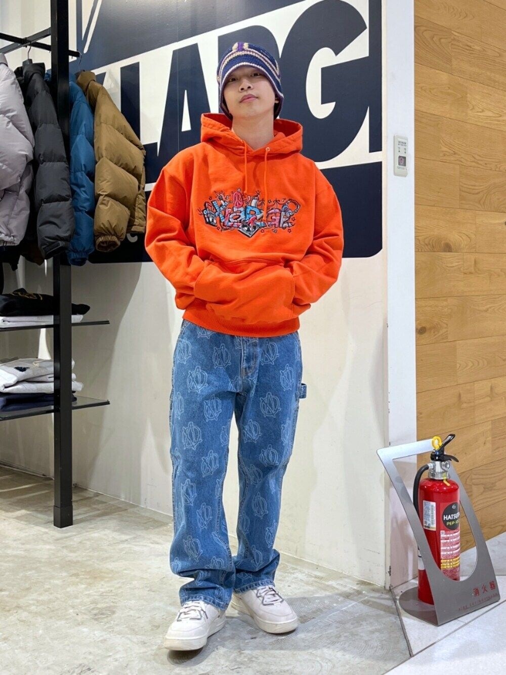 XLARGEデニムパーカー XLARGEデニムパーカー