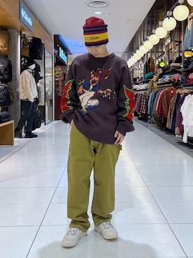 「WEARyouthコーデ」｜「アイテム（ニットキャップ/ビーニー）」を使った、RENTAさん（メンズ・160cm）の秋コーディネート