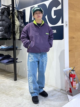 「アイテム（ブルゾン）」を使った、RENTAさん（メンズ・160cm・20代）の冬コーディネート
