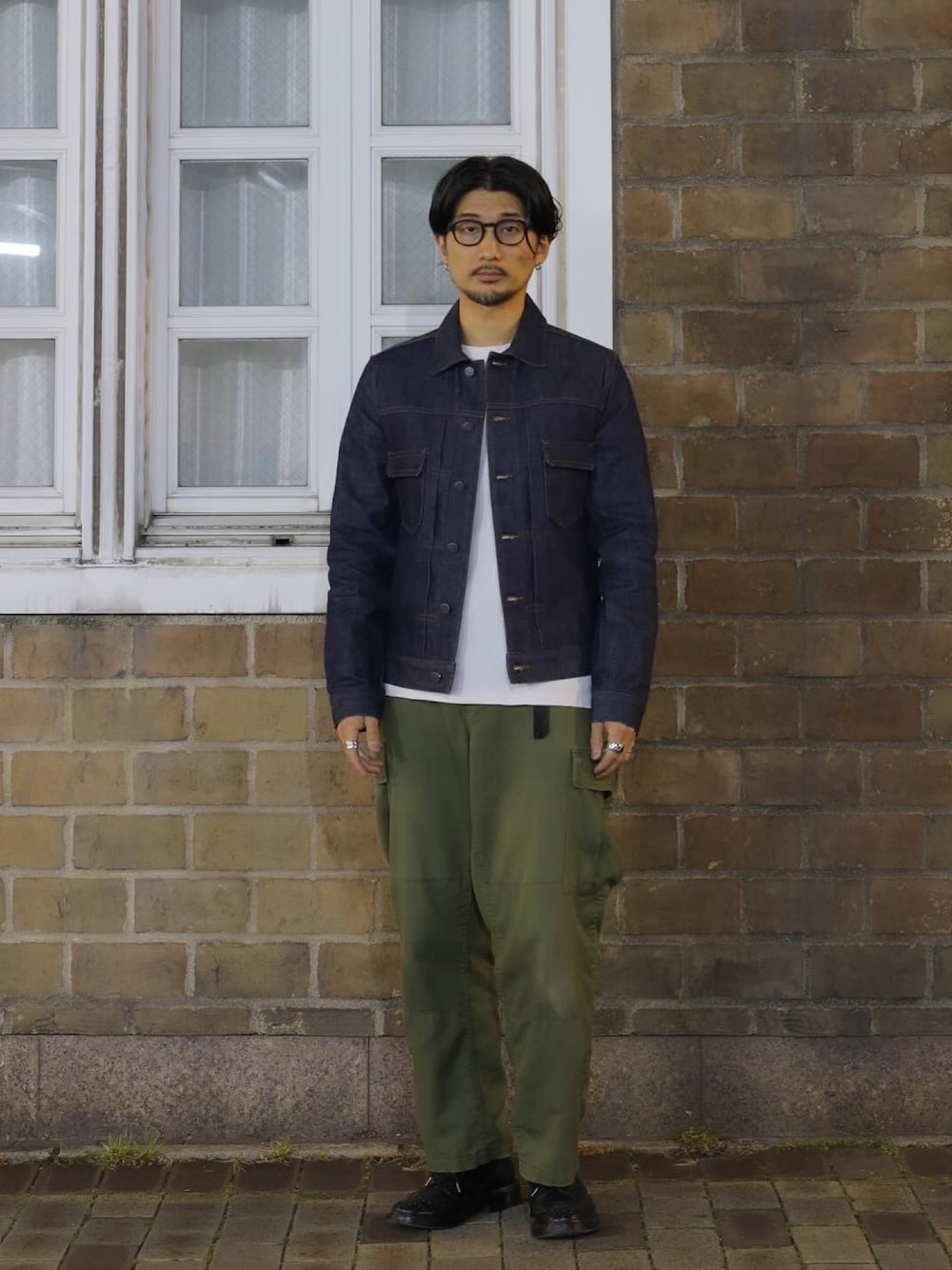 A.P.C.のデニムジャケットを使った人気ファッション