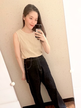 「Java（ジャバ）のアイテム」を使った、イツさん（レディース・165cm）の夏コーディネート