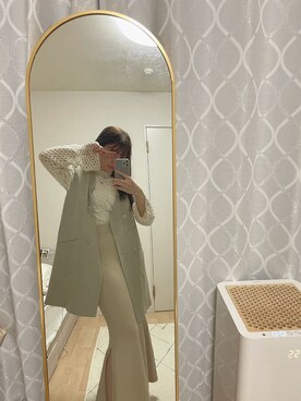 さおりさん（レディース・160cm）の冬コーディネート