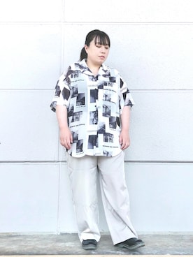 ちか／プラスサイズモデルぽっちゃりコーデさんのコーディネート