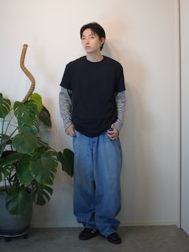 「GILDAN（ギルダン）のアイテム」を使った、kenさん（メンズ・173cm）の秋コーディネート