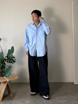 「アイテム（シャツ/ブラウス）」を使った、kenさん（メンズ・173cm）の秋コーディネート