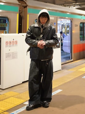 「アイテム（フォーマルスーツ/小物）」を使った、kenさん（メンズ・173cm・20代）の冬コーディネート