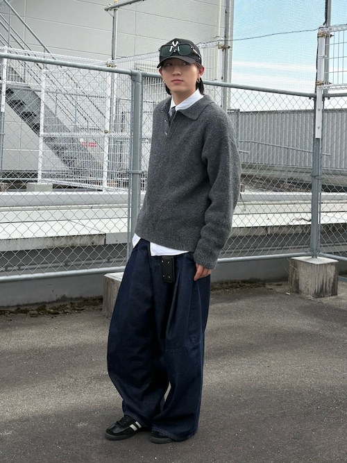 しんご SHINYAKOZUKA/シンヤコズカ】WASHED ORDINARY CITY BAGGY（デニム