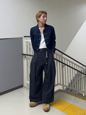 「厚底シューズ」｜kenさん（メンズ・173cm）の秋コーディネート
