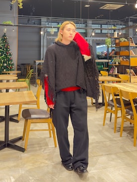 「新星WEARISTAにエントリー」｜「アイテム（スウェットパンツ）」を使った、kenさん（メンズ・173cm）の冬コーディネート