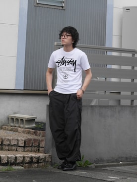 「みんなの白Tフェス」｜「アイテム（ローファー）」を使った、kenさん（メンズ・173cm）の夏コーディネート