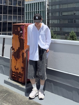 「スポーツミックス」｜kenさん（メンズ・173cm）の夏コーディネート