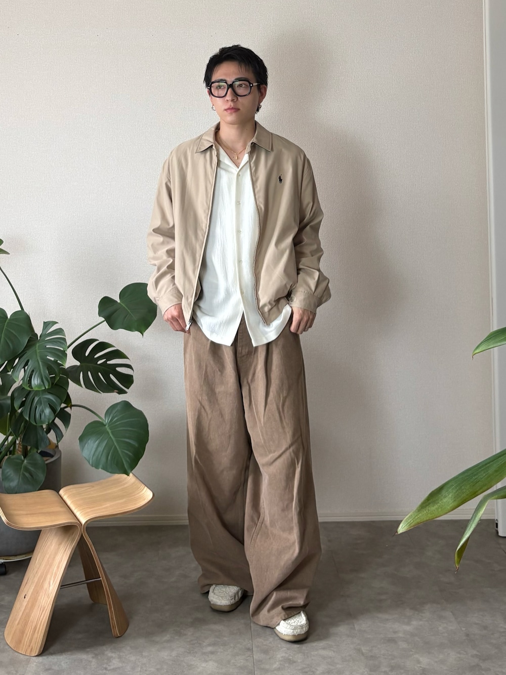 organic FOXbrown denim trousers fitを使った人気ファッション