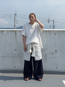 「アイテム（サンダル）」を使った、kenさん（メンズ・173cm・20代）の秋コーディネート