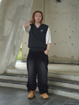 「Starting Over（スターティングオーバー）のアイテム（パンツ）」を使った、kenさん（メンズ・173cm）の夏コーディネート