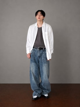 「DNSR（ディーエヌエスアール）のアイテム」を使った、kenさん（メンズ・173cm）の夏コーディネート
