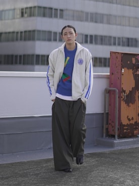 「Starting Over（スターティングオーバー）のアイテム（スウェット）」を使った、kenさん（メンズ・173cm）の秋コーディネート