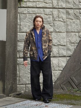 「NVRFRGT（ネヴァーフォーゲット）のアイテム（その他パンツ）」を使った、kenさん（メンズ・173cm）の冬コーディネート