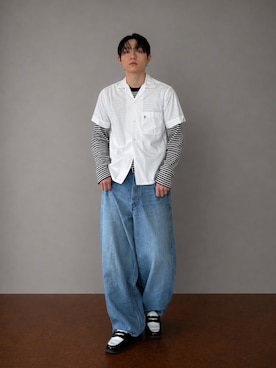 「Lee（リー）のアイテム」を使った、kenさん（メンズ・173cm）の春コーディネート